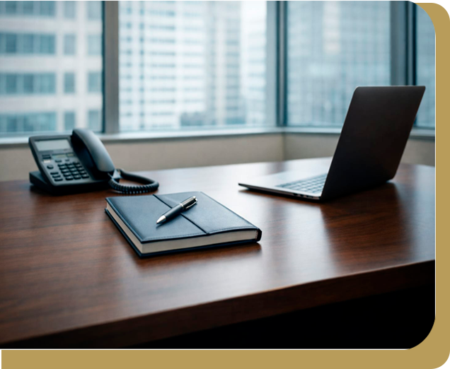 Abogado revisando documentos